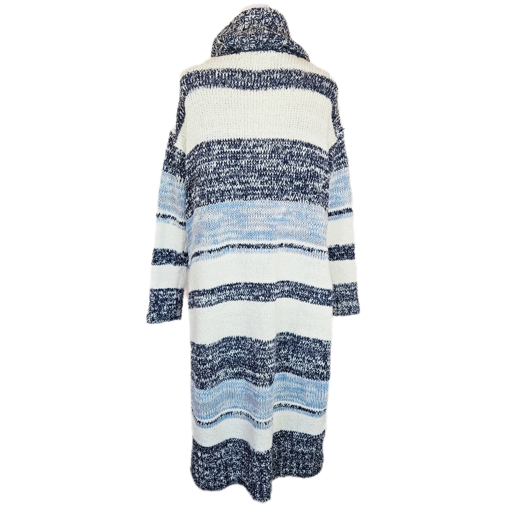 Free People Beach Slouchy Sweater Dress Women's Small Cowl Neck Heavy Coastal - Picture 2 of 9